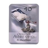 Personaliseer de 40ste Congraten van het Jubileum Magneet (Verticaal)