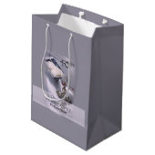 Personaliseer de 40ste Congraten van het Jubileum  Medium Cadeauzakje (Achterkant Gekanteld)