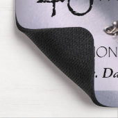 Personaliseer de 40ste Congraten van het Jubileum  Muismat (Hoek)