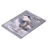 Personaliseer de 40ste Congraten van het Jubileum  Notitieboek (Linkerzijde)