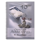 Personaliseer de 40ste Congraten van het Jubileum  Notitieboek (Voorkant)