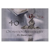 Personaliseer de 40ste Congraten van het Jubileum  Snijplank (Voorkant)