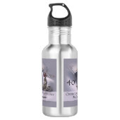 Personaliseer de 40ste Congraten van het Jubileum  Waterfles (Achterkant)