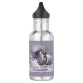 Personaliseer de 40ste Congraten van het Jubileum  Waterfles (Links)