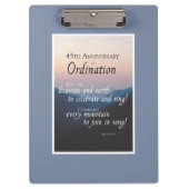 Personaliseer de 45e Congraten van de Orde van het Klembord (Voorkant)