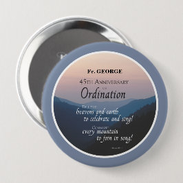 Personaliseer de 45e Congraten van de Orde van het Ronde Button 4,0 Cm