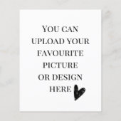 Personaliseer de 4,5 inch x 5,6-inch behuizingskaa (Achterkant)