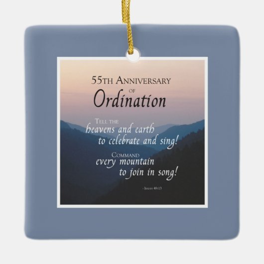 Personaliseer de 55e Congraten van de Orde van het Keramisch Ornament (Voorkant)