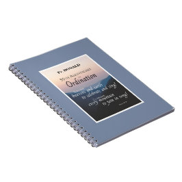 Personaliseer de 55e Congraten van de Orde van het Notitieboek
