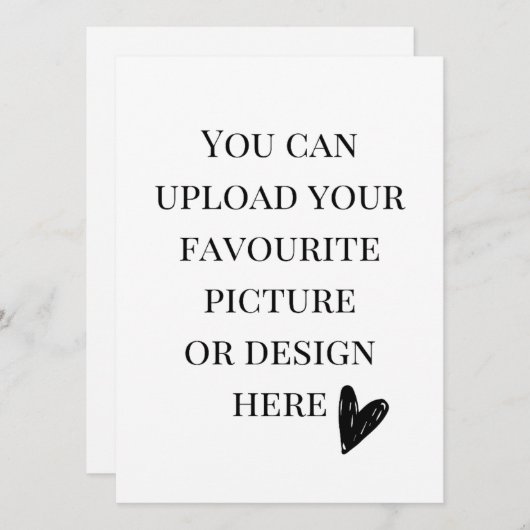 Personaliseer de 5,5-inch x 7,5-inch behuizingskaa (Voorkant / Achterkant)