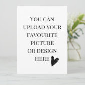 Personaliseer de 5,5-inch x 7,5-inch behuizingskaa (Staand voorkant)