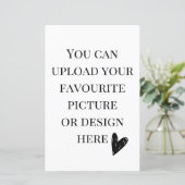 Personaliseer de 5,5-inch x 8,5-inch behuizingskaa (Staand voorkant)