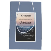 Personaliseer de 60ste Congraten van de Orde van h Medium Cadeauzakje (Achterkant)