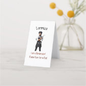 Personaliseer de Barber Afspraakkaart Afsprakenkaart (Voorkant)