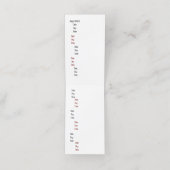 Personaliseer de Barber Afspraakkaart Afsprakenkaart (Binnenkant ongevouwen)