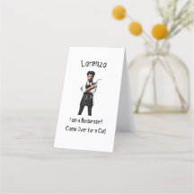 Personaliseer de Barber Afspraakkaart