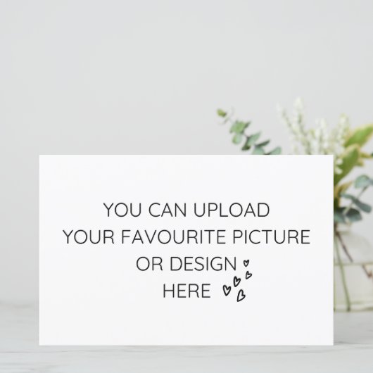 Personaliseer de behuizing van 5,5 inch x 8,5 inch (Staand voorkant)