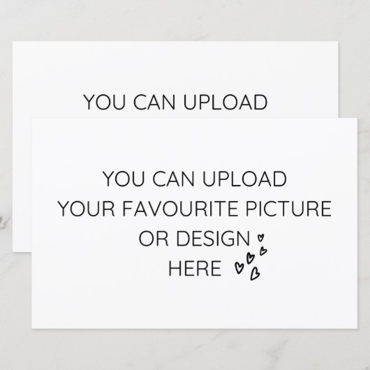 Personaliseer de behuizing van 5,5 inch x 8,5 inch (Voorkant / Achterkant)