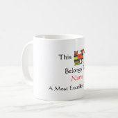 Personaliseer de beste leraar Beste vrienden Koffiemok (Voorkant links)