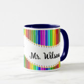 Personaliseer de beste leraar mok (Voorkant rechts)