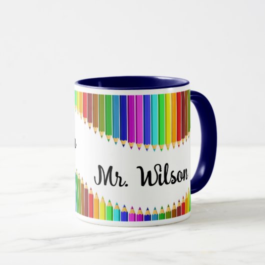 Personaliseer de beste leraar mok (Voorkant rechts)