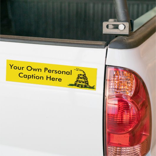 Personaliseer de Bumpersticker (Op Truck)