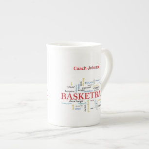 Personaliseer de Bus van het Basketbal dank u in Porselein Kop