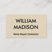 Personaliseer de Contractor van de Reparatie van h Visitekaartje (Voorkant)