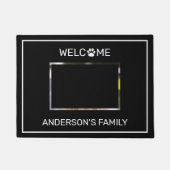 Personaliseer de Deurmat van de Hondenfoto (Voorkant)