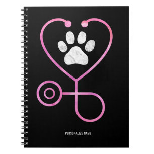 Personaliseer de dierenarts Vet Tech Veterinary Notitieboek