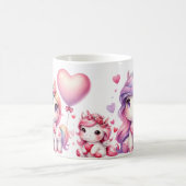 Personaliseer de eenhoorn van de verjaardag koffiemok (Center)