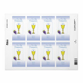 Personaliseer de Eerste Chalice van de Naam van de Etiket (Full Sheet)