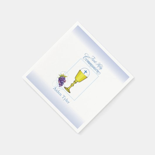 Personaliseer de Eerste Chalice van de Naam van de Servetten (Hoek)