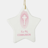 Personaliseer de eerste Heilige Communistische Kru Keramisch Ornament (Rechts)