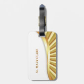 Personaliseer de Golden Jubilee van het Religieuze Bagagelabel (Achterkant verticaal)