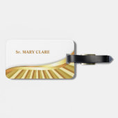 Personaliseer de Golden Jubilee van het Religieuze Bagagelabel (Achterkant horizontaal)