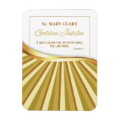 Personaliseer de Golden Jubilee van het Religieuze Magneet (Verticaal)