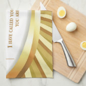 Personaliseer de Golden Jubilee van het Religieuze Theedoek (Quarter Fold)