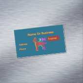 Personaliseer de hondentrainer magnetisch visitekaartje (Voorbeeld)