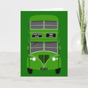 Personaliseer de iconische Blackpool Double Decker Kaart
