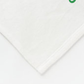 Personaliseer de Ierse groene Leprechaun van St. P Fleece Deken (Hoek)