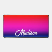 Personaliseer de Jouw namen van het Zonsondergang  Bureaumat (Voorkant)