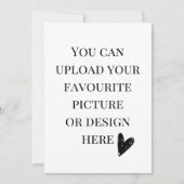 Personaliseer de kaart van de 5"x 7"bijlage (Voorkant)