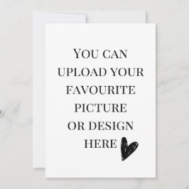 Personaliseer de kaart van de 5"x 7"bijlage