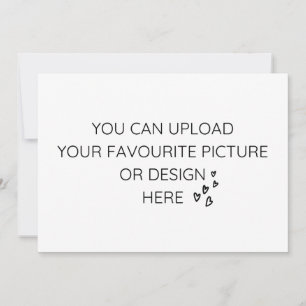 Personaliseer de kaart van de 5"x 7"bijlage