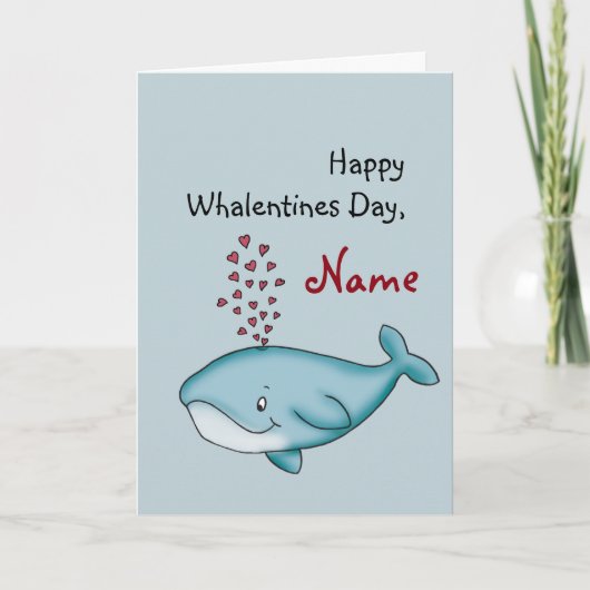 Personaliseer de kaart van de Valentijnsdag met (Voorkant)