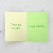 Personaliseer de Kaart van de verjaardag van papa  (Binnen)