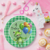 Personaliseer de Kikkers van de Jonge geitjesverja Papieren Bordje (Feest)