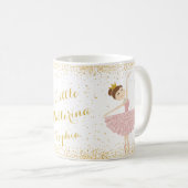 personaliseer de kleine ballerina name mok (Voorkant rechts)