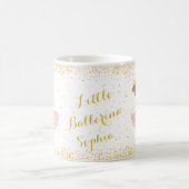 personaliseer de kleine ballerina name mok (Center)